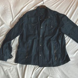 John Varvatos Star Mens zip up patchwork jacket- like new